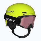 Gyerek sísisak SCOTT Track + Gogle Factor Pro Combo neon yellow/black
