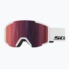 Síszemüveg SCOTT Shield white/amp red chrome