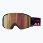 Síszemüveg SCOTT Shield LS black/purple/cinnamon chrome