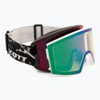 Síszemüveg SCOTT React Light Sensitive granite black/white/amp red chrome