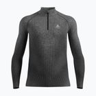Férfi termoaktív felső ODLO Performance Warm Blackcomb Bl Top Turtle Neck HZ black