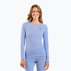 Női termoaktív felső ODLO Active Warm Bl Top Crew Neck blue heron