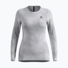 Női termoaktív felső ODLO Active Warm X Pow Bl Top Crew Neck odlo silver grey