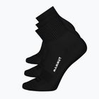 Zokni Mammut Everyday Quarter 3 pairs black/black/black