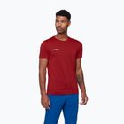 Férfi póló Mammut Selun FL dark mammut red