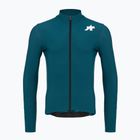 Férfi kerékpáros hosszú ujjú póló ASSOS Mille GT Spring Fall Jersey S11 deep petrol