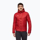 Férfi bélelt kabát Mammut Albula IN Hooded Jacket Men dark mammut red