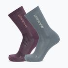 Zokni Mammut Multisport Crew Socks 2 pack paloja/strata