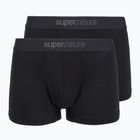 Férfi termikus boxeralsók super.natural Tundra 175 2 pár jet black/jet black