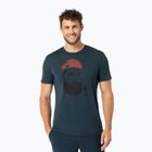 Férfi póló super.natural Sailor Tee blueberry/jet black/high risk red