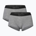 Női thermo boxeralsók super.natural Tundra 175 Hipser 2 pár sashmere grey melange/cashmere grey melange