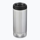 Klean Kanteen TKWide Cafe Cap 355 ml-es, csiszolt rozsdamentes acél termo bögre