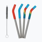 Szívószálak KLEAN KANTEEN Straw 8 mm Short 4 pcs. multi colored