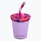 Klean Kanteen Kid's Steel Straw Lid 296 ml krókuszszirom bögre