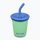 Bögre KLEAN KANTEEN Steel Straw Lid 296 ml spring bud