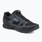 Kerékpáros cipő MTB férfi Giro Gauge Boa dark shadow/black