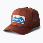 KAVU Above Standard cseresznye mahagóni baseball sapka