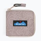 KAVU Zip Around pénztárca taupe topo