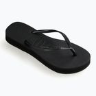 Női Havaianas Slim Platform flip flopok fekete