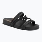 Női Ipanema Walk Slide flip-flopok fekete/fekete/barna