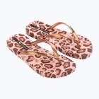 Női flip-flop papucsok Ipanema Animal Print beige/gold