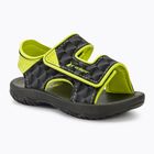 RIDER Basic Sandal V Baby fekete/neonsárga szandálok