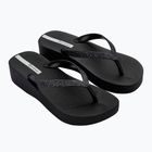 Női Ipanema Mesh Chic Plat fekete/glitter fekete flip flopok