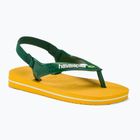 Havaianas Baby Brasil Logo II pop yellow / amazon gyermek szandál