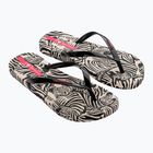 Ipanema Animal Print VI bézs/fekete/rózsaszín női flip flopok