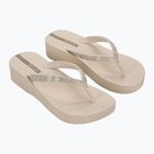 Női Ipanema Mesh X Plat flip flop bézs/bézs/barna
