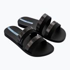 Női Ipanema Mesh Slide fekete/kék flip-flopok