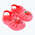 Ipanema Summer XIV Baby sötét rózsaszín/piros szandálok