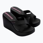 Női Ipanema High Fashion II Slide fekete/csillámos fekete/lila flip-flopok