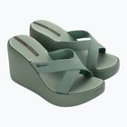 Női Ipanema High Fashion II Slide zöld/glitter zöld/szürke flip-flopok
