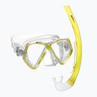Gyerek snorkeling készlet Mares Combo Zephir Junior yellow/clear