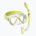 Gyerek snorkeling készlet Mares Combo Pirate Neon yellow/white/clear 411788SF