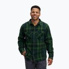 Férfi Black Diamond Project Heavy Flannel tenyérzöld/antracit kockás trekking póló