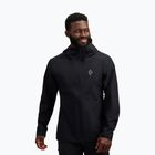 Férfi esőkabát Black Diamond Strataline Stretch Shell black