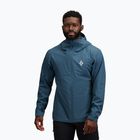 Férfi esőkabát Black Diamond Strataline Stretch Shell midnight blue