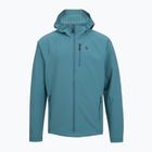 Férfi pulóver Black Diamond Coefficient Storm Full Zip Hoody creek blue