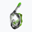 Egész arcos snorkeling maszk SEAC Magica grey clear/green lime