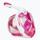 Teljes arcmaszk snorkelinghez SEAC Magica white/pink