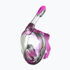 Gyerek egész arcos snorkeling maszk SEAC Magica black silicone/pink