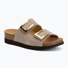 Női papucs Scholl Montery 2 Straps Ad Med bézs