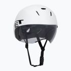 Kerékpáros sisak MET Codatronica white/silver matte glossy