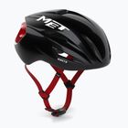 Kerékpáros sisak MET Manta MIPS black/red glossy