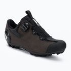 Férfi MTB kerékpáros cipő Sidi MTB Gravel black/brown