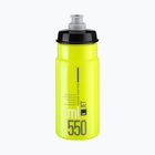 Kerékpáros kulacs Elite Jet 550 ml yellow fluo/black logo