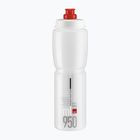 Elite Jet kerékpáros palack 950 ml átlátszó/piros logó