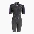 Női Cressi Lido Shorty 2 mm-es fekete/lila búvárruha